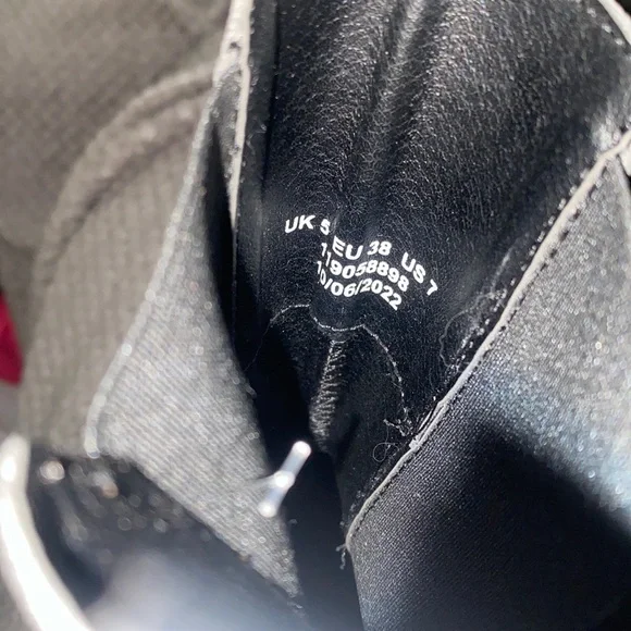 NWOT Asos Chunky Black Platform Mid-Thigh Combat Boots Size 7 - Picture 8 of 8